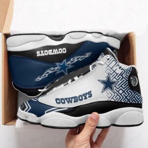 Shop Official NFL Dallas Cowboys Air Jordan 13 Shoes V8 - Limited Edition