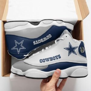 NFL Dallas Cowboys Air Jordan 13 Shoes V9 - Official Team Sneakers