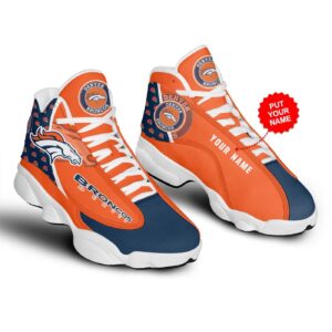 Custom Denver Broncos Air Jordan 13 Shoes – Personalized NFL Fan Gear