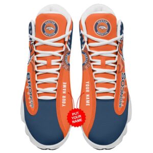 Personalized Denver Broncos Air Jordan 13 Shoes – Custom Name V1