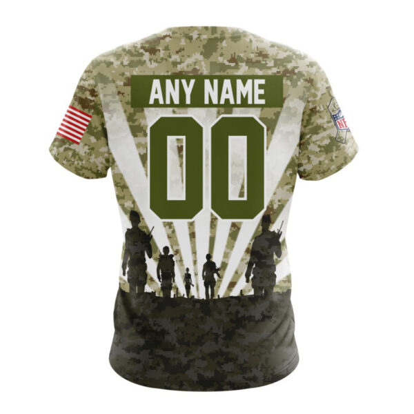 NFL Indianapolis Colts Salute To Service – Honor Veterans And Their Families Unisex T-Shirt For Fans Gifts 2024