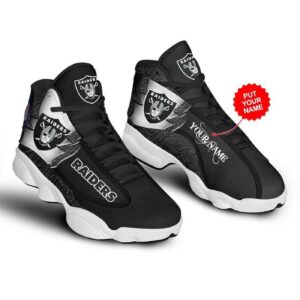 NFL Las Vegas Raiders Air Jordan 13 Sneakers - Men & Women Sizes Available