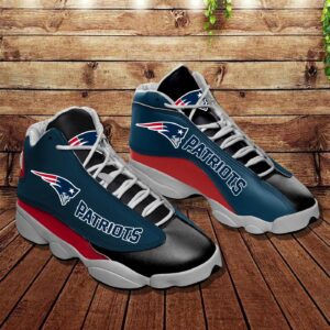 New England Patriots Air Jordan 13 Shoes V5 - Official NFL Merchandise