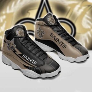 NFL New Orleans Saints Air Jordan 13 Shoes for Men and Women – Official Team Footwear