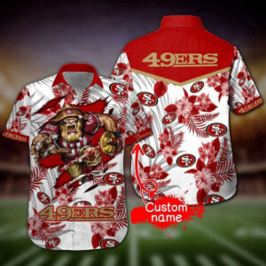 NFL San Francisco 49ers Gift For Fan Personalized Hawaiian