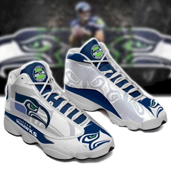 Official NFL Seattle Seahawks Air Jordan 13 Sneakers for Men and Women