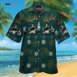 Oakland Athletics Hawaiian Shirt #12 - Official MLB Merchandise