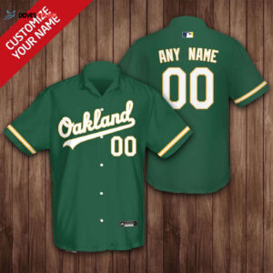 Oakland Athletics Hawaiian Shirt: Official MLB Merchandise for Fans