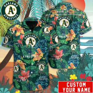Oakland Athletics MLB-Custom Hawaiian  Shirt For Men Women