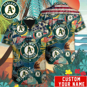 Oakland Athletics MLB-Custom Hawaiian Shirt For Men Women