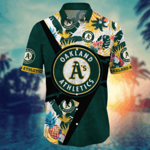 Oakland Athletics MLB Flower Hawaii Shirt  For Fans, Summer Football Shirts