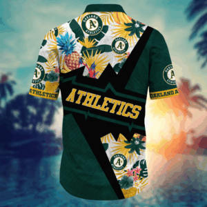 Oakland Athletics MLB Flower Hawaii Shirt For Fans, Summer Football Shirts 3