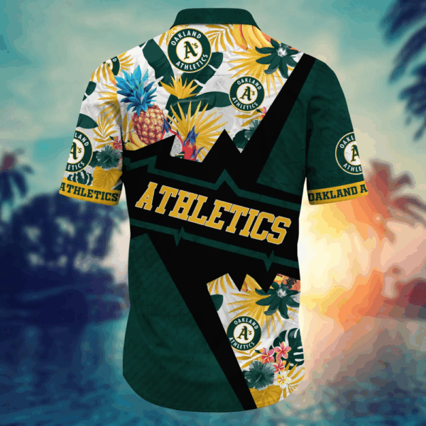 Oakland Athletics MLB Flower Hawaii Shirt  For Fans, Summer Football Shirts
