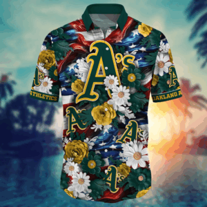 Oakland Athletics MLB Hawaii Shirt Independence Day, Summer Shirts