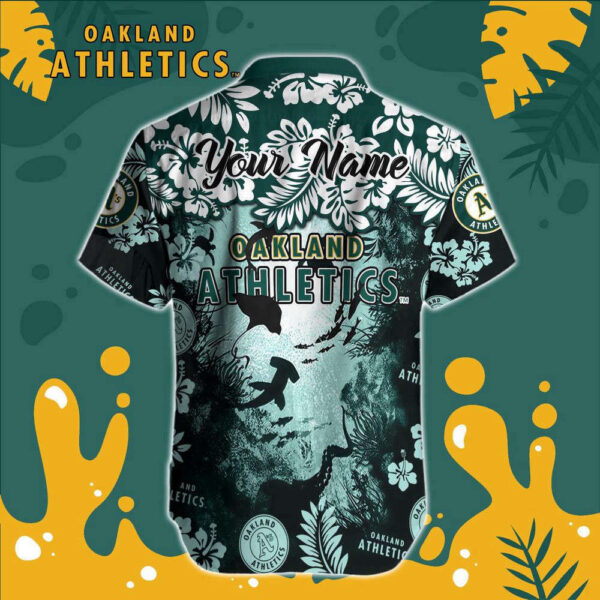 Oakland Athletics MLB-Hawaiian Shirt Custom  For Men Women
