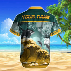 Oakland Athletics MLB-Hawaiian Shirt Custom  For Men Women