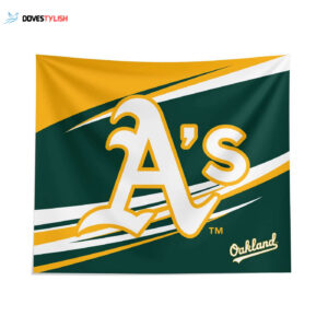 Official Oakland Athletics Velocity Tapestry - Limited Edition MLB Wall Decor