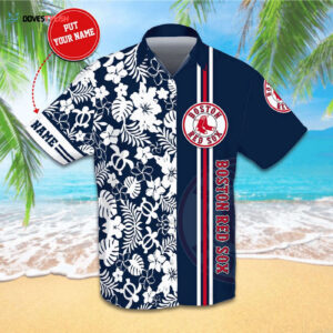 Custom Boston Red Sox Hawaiian Shirt - Personalized MLB Fan Gear