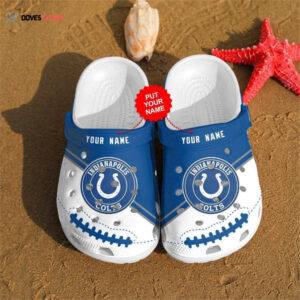 Personalized Indianapolis Colts NFL Crocs Shoes Clogs Unisex Footwear
