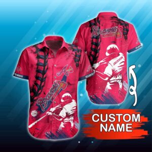 Custom MLB Atlanta Braves Hawaiian Shirt: Summer Symphony for Fans