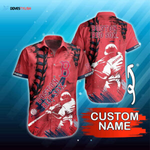 Custom MLB Boston Red Sox Hawaiian Shirt: Perfect Summer Gear for Fans