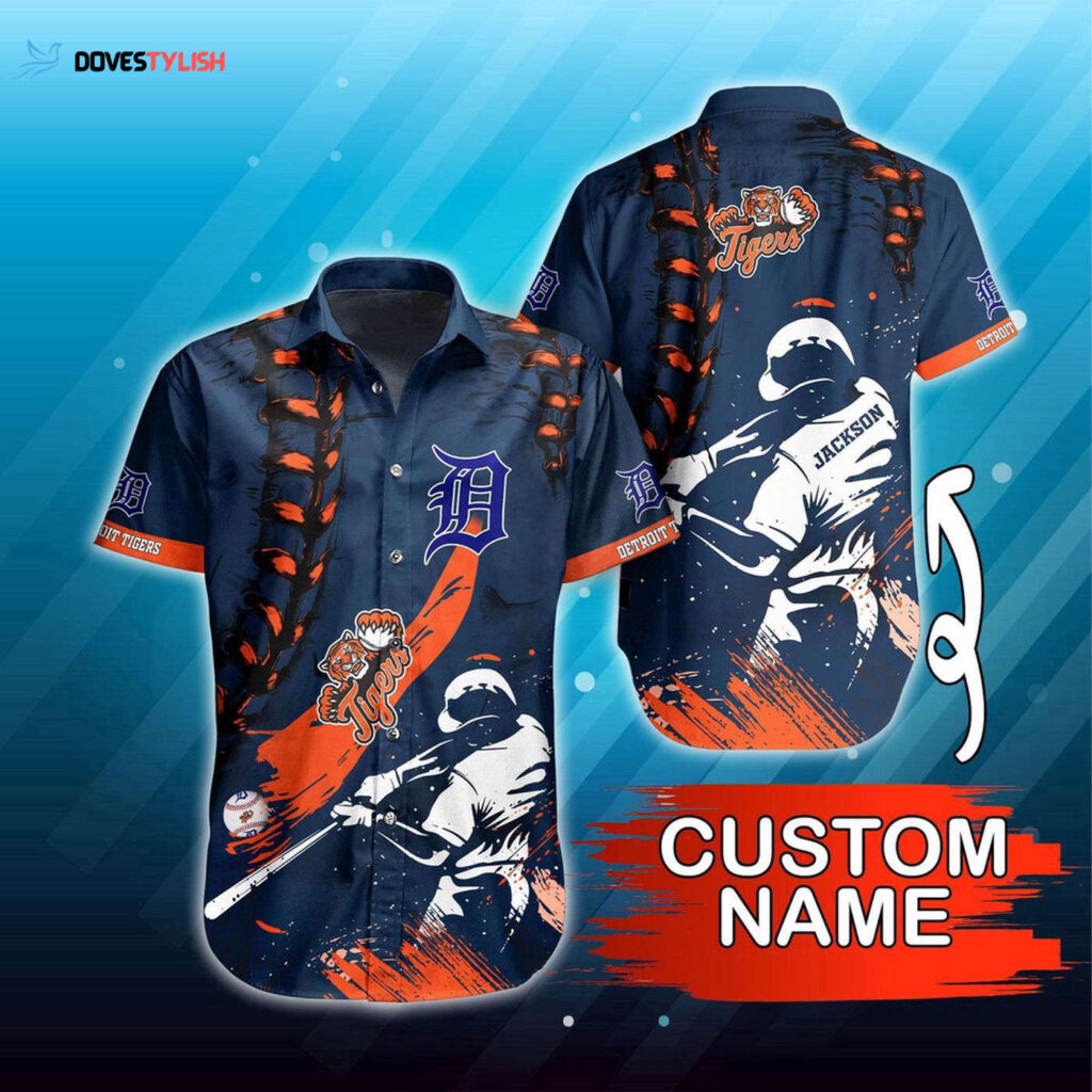 Custom Detroit Tigers Hawaiian Shirt – Perfect Summer Gear for MLB Fans