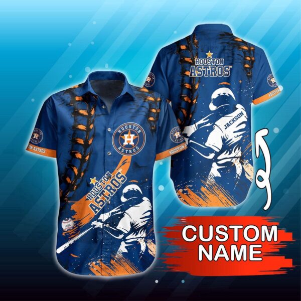 Custom MLB Houston Astros Hawaiian Shirt: Summer Symphony for Fans