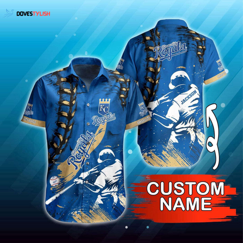 Custom MLB Kansas City Royals Hawaiian Shirt: Perfect Summer Attire for Fans