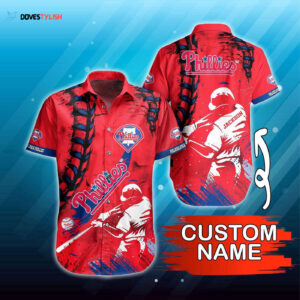 Custom MLB Philadelphia Phillies Hawaiian Shirt - Perfect Summer Attire for Fans