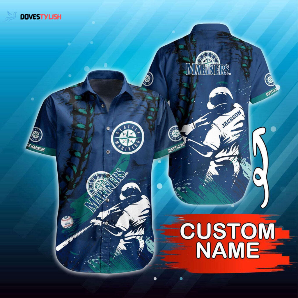 Custom MLB Seattle Mariners Hawaiian Shirt – Perfect for Fans! Custom MLB Seattle Mariners Hawaiian Shirt – Perfect for Fans!