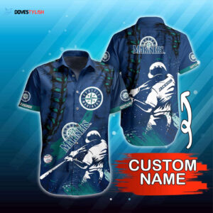 Custom MLB Seattle Mariners Hawaiian Shirt - Perfect for Fans!