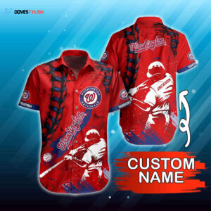 Custom Washington Nationals MLB Hawaiian Shirt - Summer Symphony for Fans