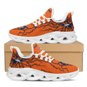 Personalized Name Denver Broncos Stylish Graffiti Personality Max Soul Shoes  For Men Women