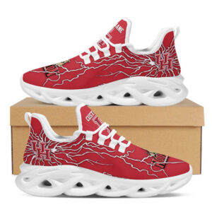 Personalized Name Houston Cougars Stylish Graffiti Personality Max Soul Shoes  For Men Women