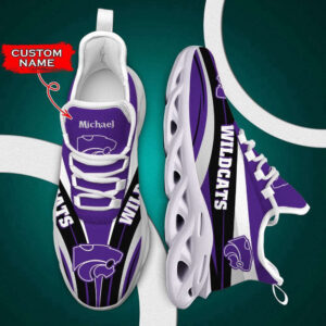 Personalized Name Kansas State Wildcats Max Soul Shoes Luxury Ncaa  For Men Women