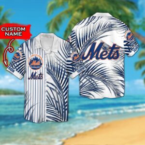 Custom New York Mets Hawaiian Shirt – Personalized MLB Fan Apparel