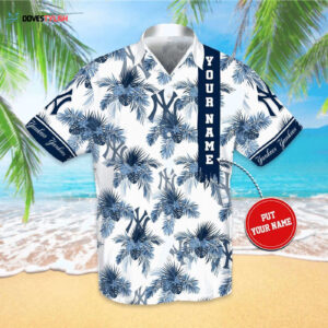 Custom New York Yankees Hawaiian Shirt - Personalized MLB Fan Gear