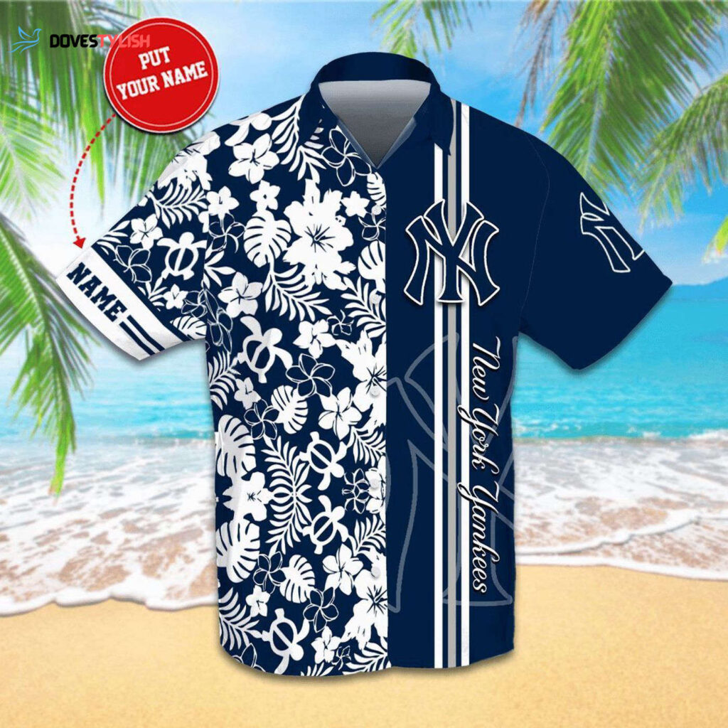 Custom New York Yankees Hawaiian Shirt – Personalized Design #3