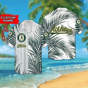 Custom Oakland Athletics Hawaiian Shirt – Personalize Your Fan Style