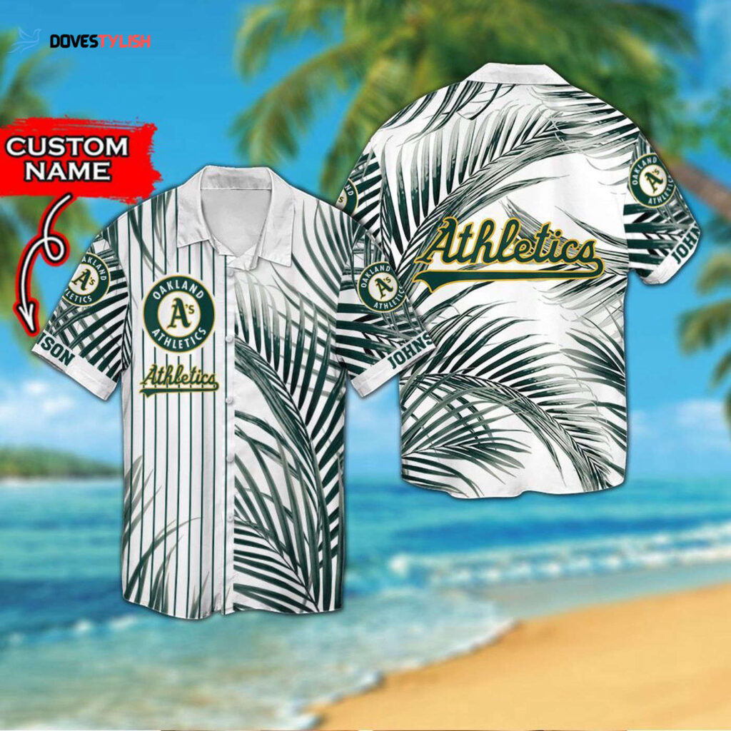 Custom Oakland Athletics Hawaiian Shirt – Personalize Your Fan Style
