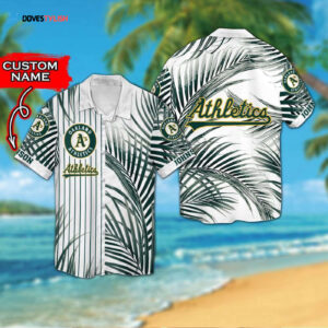 Custom Oakland Athletics Hawaiian Shirt - Personalize Your Fan Style