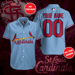 Custom St Louis Cardinals Hawaiian Shirt - Personalized MLB Fan Apparel