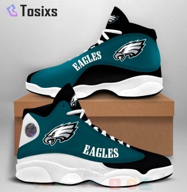 Philadelphia Eagles Air Jordan 13 Custom Sneaker – Perfect Gift for Fans