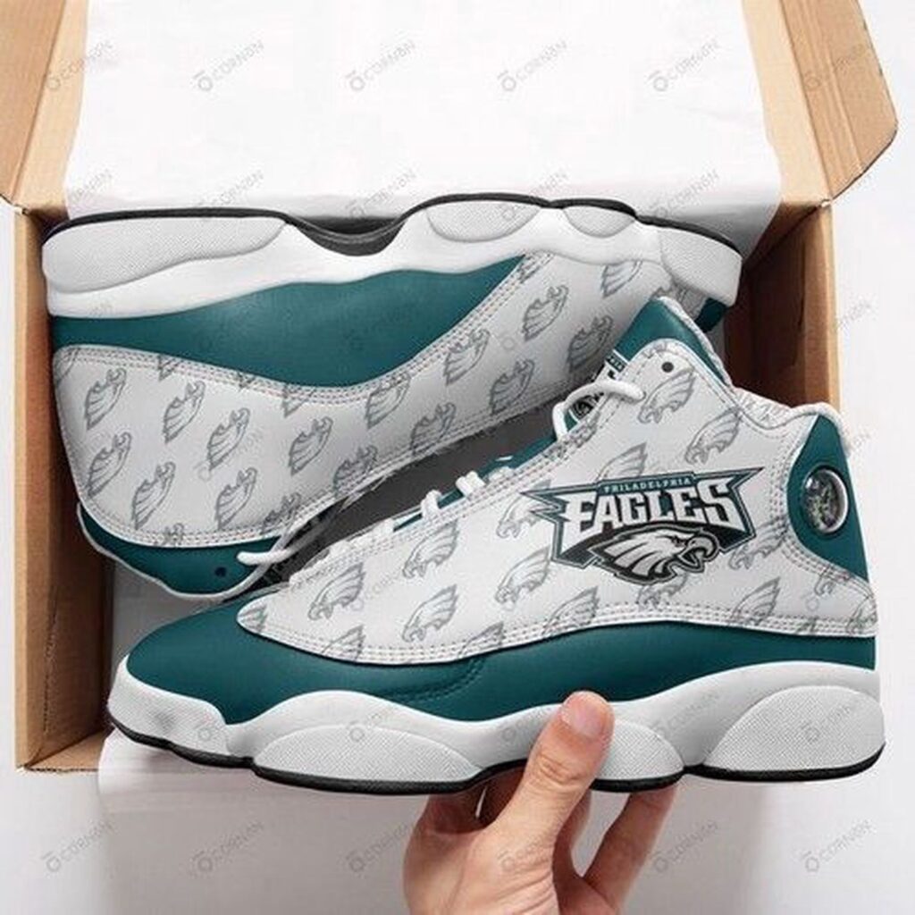 Philadelphia Eagles Air Jordan 13 Custom Sneaker – Perfect Gift for Fans Philadelphia Eagles Air Jordan 13 Custom Sneaker – Perfect Gift for Fans