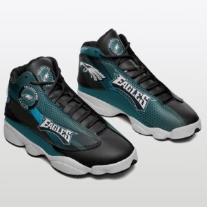 Philadelphia Eagles Air Jordan 13 Sneakers 719 – Official NFL Team Shoes