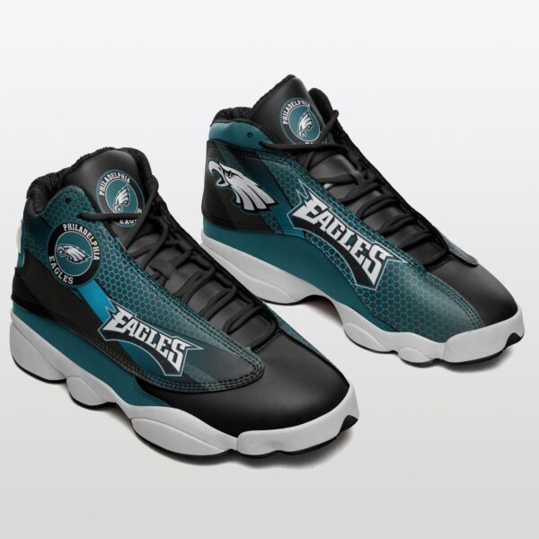 Philadelphia Eagles Air Jordan 13 Sneakers 719 – Official NFL Team Shoes
