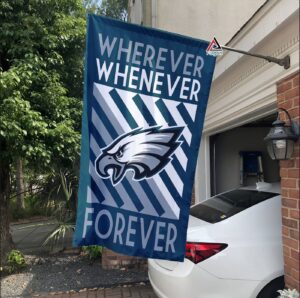 Philadelphia Eagles Forever Fan Flag, NFL Sport Fans Outdoor Flag – House Garden Decor Gift