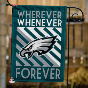 Philadelphia Eagles Forever Fan Flag, NFL Sport Fans Outdoor Flag - House Garden Decor Gift