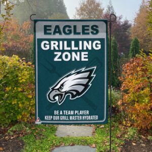 Philadelphia Eagles Grilling Zone Flag, Eagles Football Fans BBQ Flag - House Garden Decor Gift 3