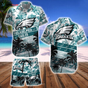 Philadelphia Eagles Hawaiian Shirt And Beach Short - Gift for Men Women